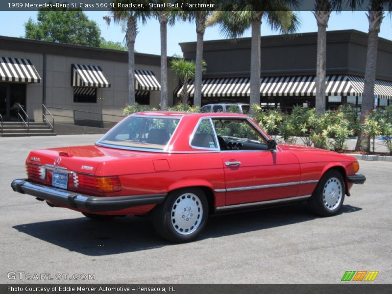  1989 SL Class 560 SL Roadster Signal Red