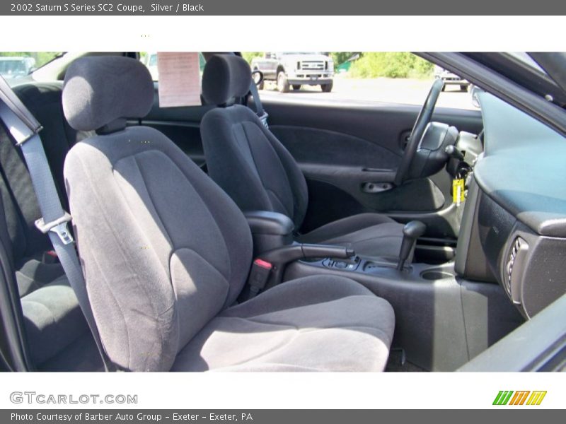 Silver / Black 2002 Saturn S Series SC2 Coupe
