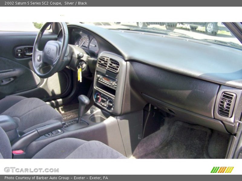 Silver / Black 2002 Saturn S Series SC2 Coupe