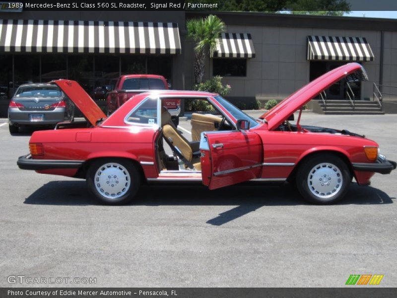  1989 SL Class 560 SL Roadster Signal Red