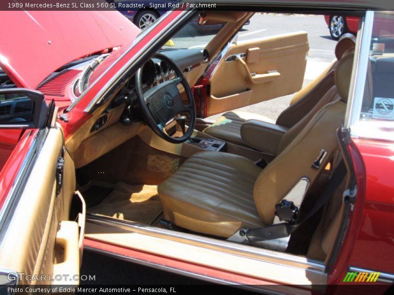  1989 SL Class 560 SL Roadster Parchment Interior