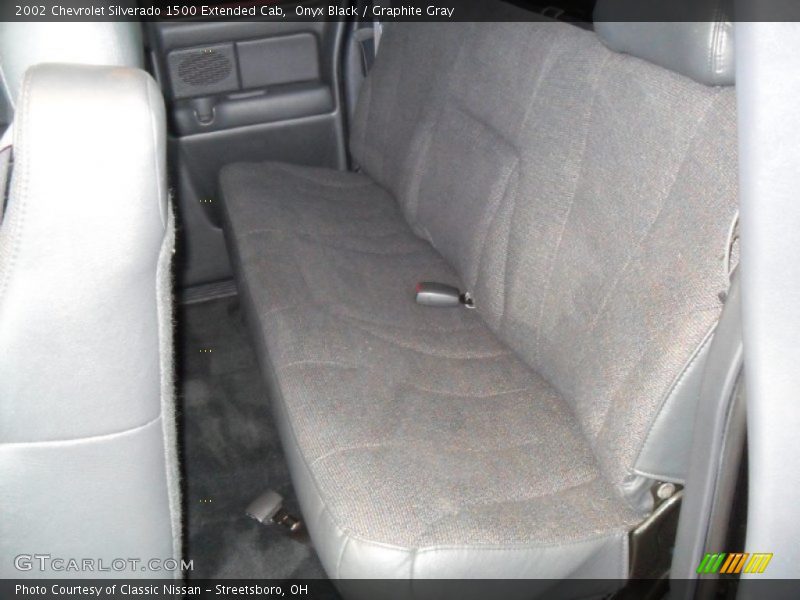 Onyx Black / Graphite Gray 2002 Chevrolet Silverado 1500 Extended Cab