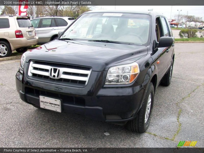 Nighthawk Black Pearl / Saddle 2006 Honda Pilot LX 4WD