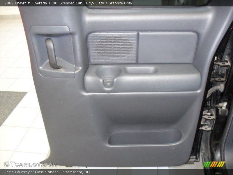 Onyx Black / Graphite Gray 2002 Chevrolet Silverado 1500 Extended Cab