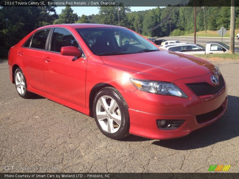 Barcelona Red Metallic / Dark Charcoal 2010 Toyota Camry SE
