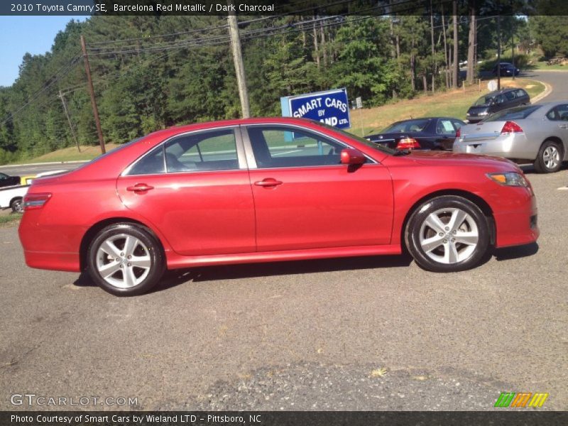 Barcelona Red Metallic / Dark Charcoal 2010 Toyota Camry SE