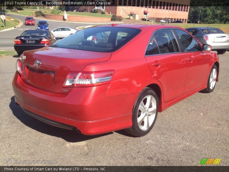 Barcelona Red Metallic / Dark Charcoal 2010 Toyota Camry SE