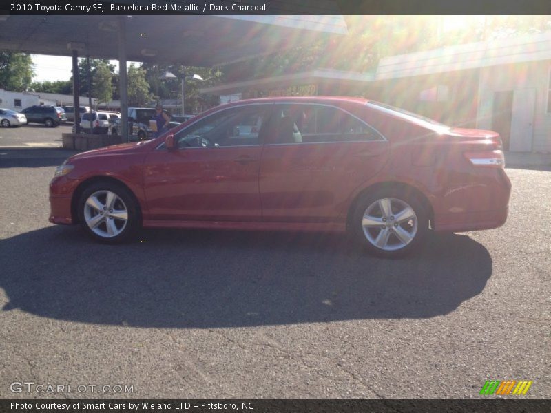 Barcelona Red Metallic / Dark Charcoal 2010 Toyota Camry SE