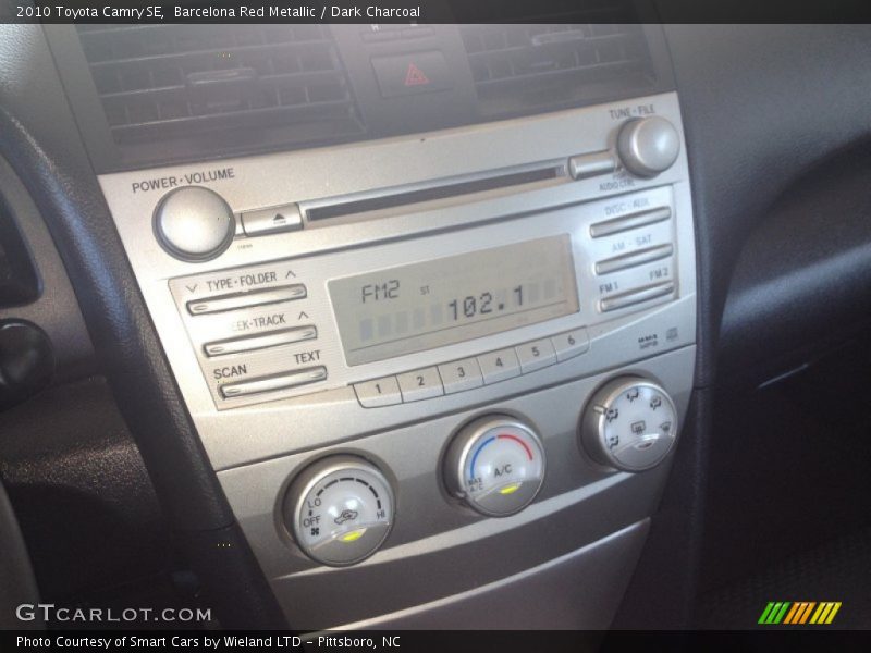 Barcelona Red Metallic / Dark Charcoal 2010 Toyota Camry SE