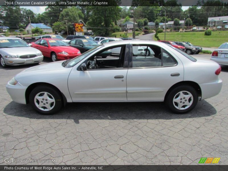 Ultra Silver Metallic / Graphite 2004 Chevrolet Cavalier Sedan