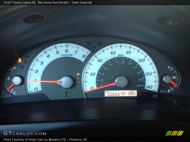 Barcelona Red Metallic / Dark Charcoal 2010 Toyota Camry SE