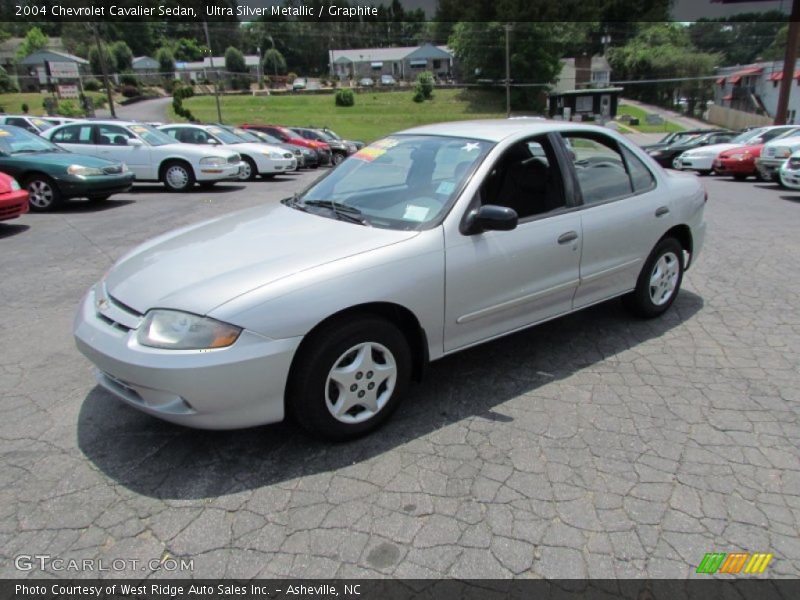 Ultra Silver Metallic / Graphite 2004 Chevrolet Cavalier Sedan