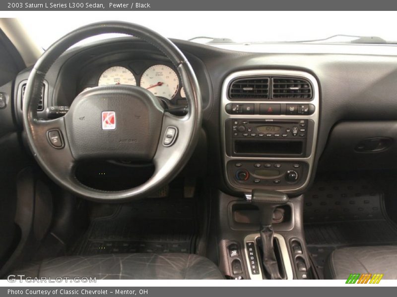 Pewter / Black 2003 Saturn L Series L300 Sedan