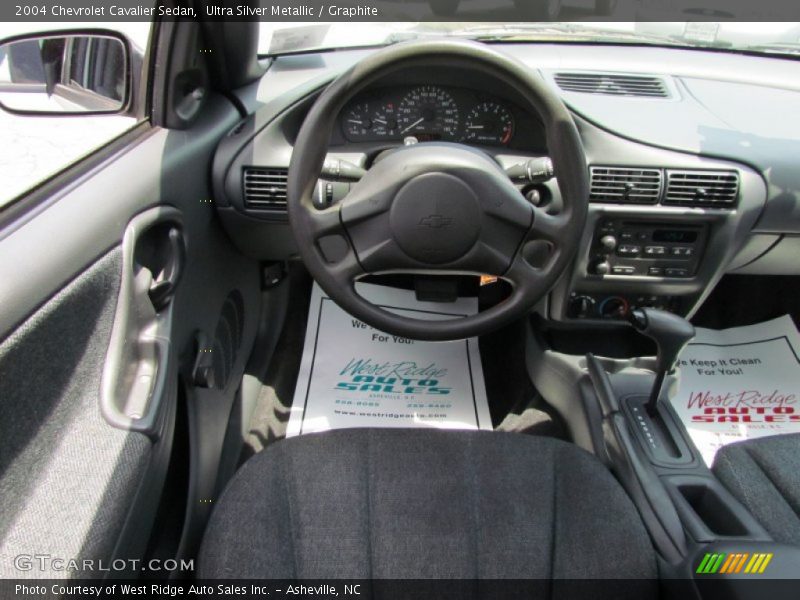 Ultra Silver Metallic / Graphite 2004 Chevrolet Cavalier Sedan