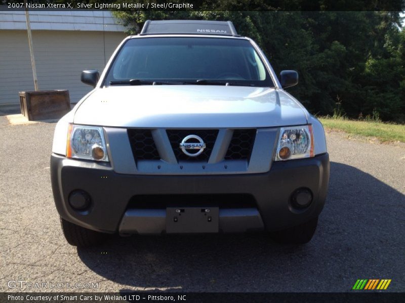 Silver Lightning Metallic / Steel/Graphite 2007 Nissan Xterra X