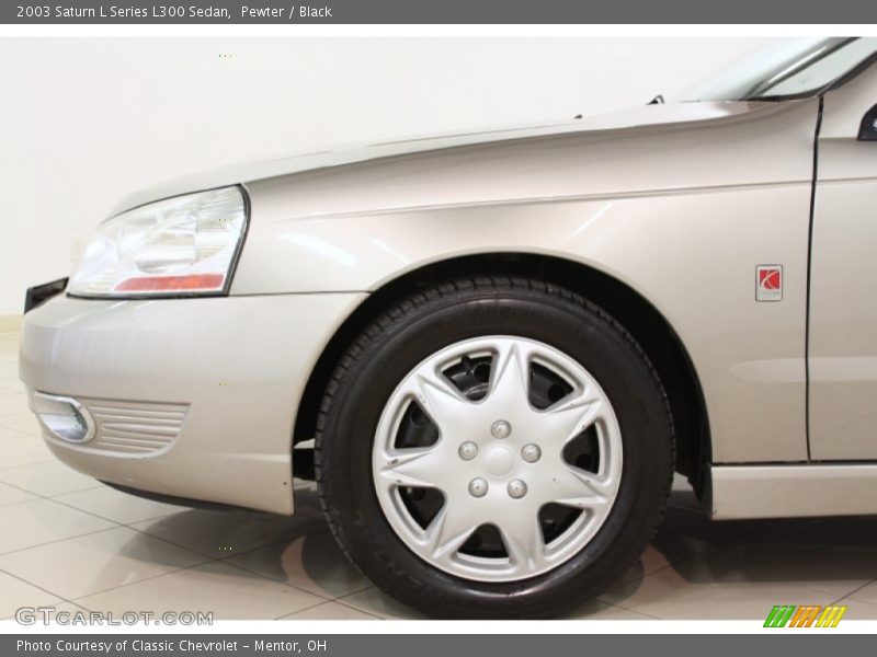 Pewter / Black 2003 Saturn L Series L300 Sedan