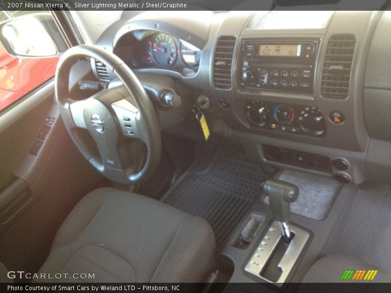 Silver Lightning Metallic / Steel/Graphite 2007 Nissan Xterra X