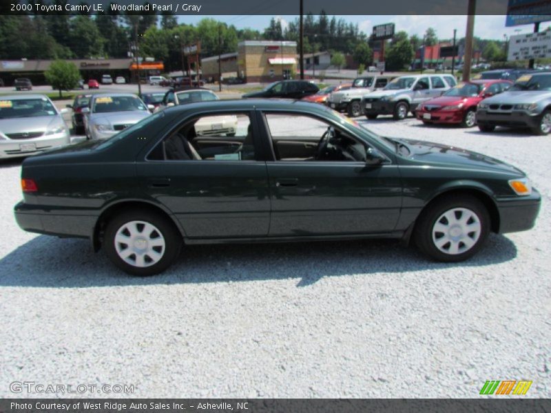 Woodland Pearl / Gray 2000 Toyota Camry LE