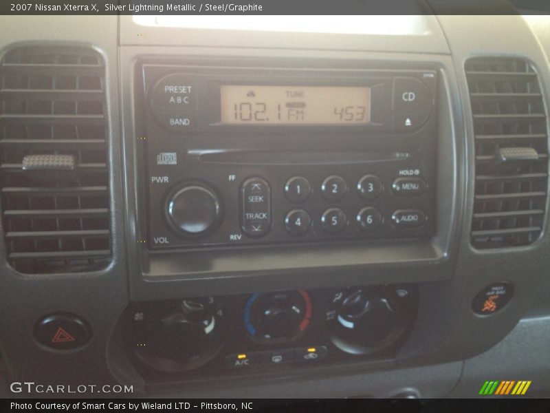 Silver Lightning Metallic / Steel/Graphite 2007 Nissan Xterra X