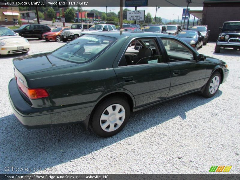 Woodland Pearl / Gray 2000 Toyota Camry LE
