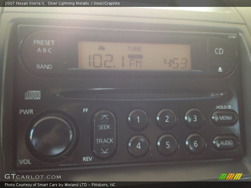 Silver Lightning Metallic / Steel/Graphite 2007 Nissan Xterra X