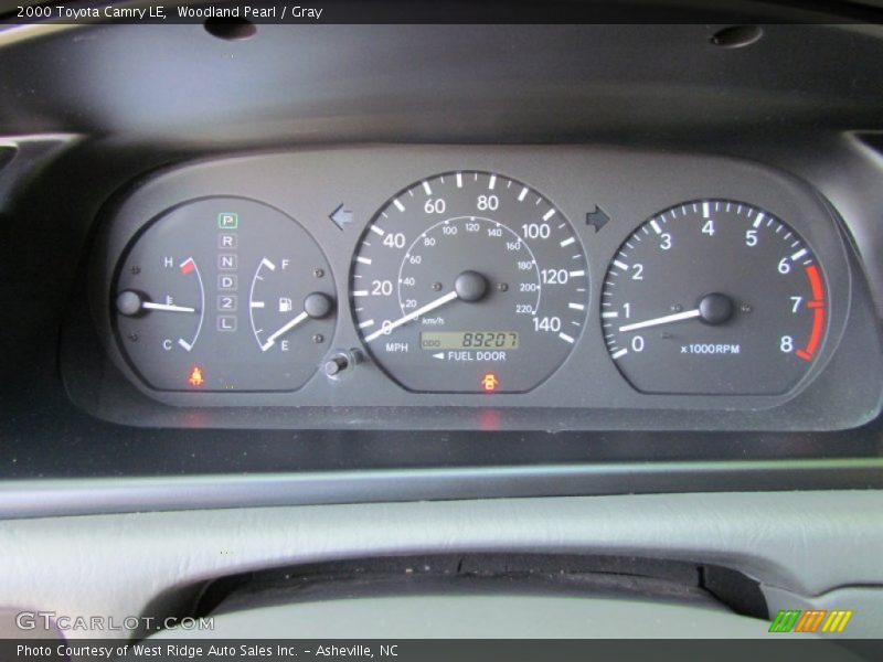 Woodland Pearl / Gray 2000 Toyota Camry LE