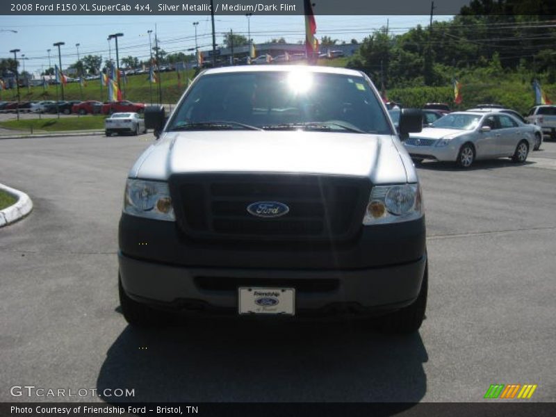 Silver Metallic / Medium/Dark Flint 2008 Ford F150 XL SuperCab 4x4