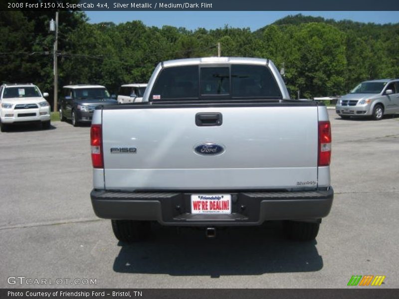 Silver Metallic / Medium/Dark Flint 2008 Ford F150 XL SuperCab 4x4