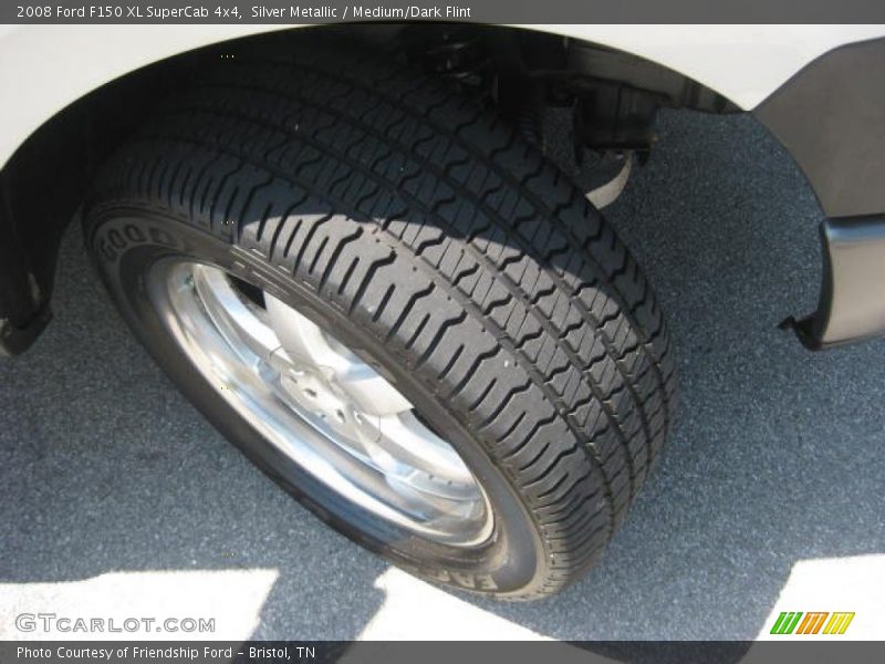 Silver Metallic / Medium/Dark Flint 2008 Ford F150 XL SuperCab 4x4