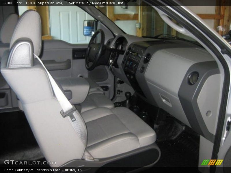 Silver Metallic / Medium/Dark Flint 2008 Ford F150 XL SuperCab 4x4