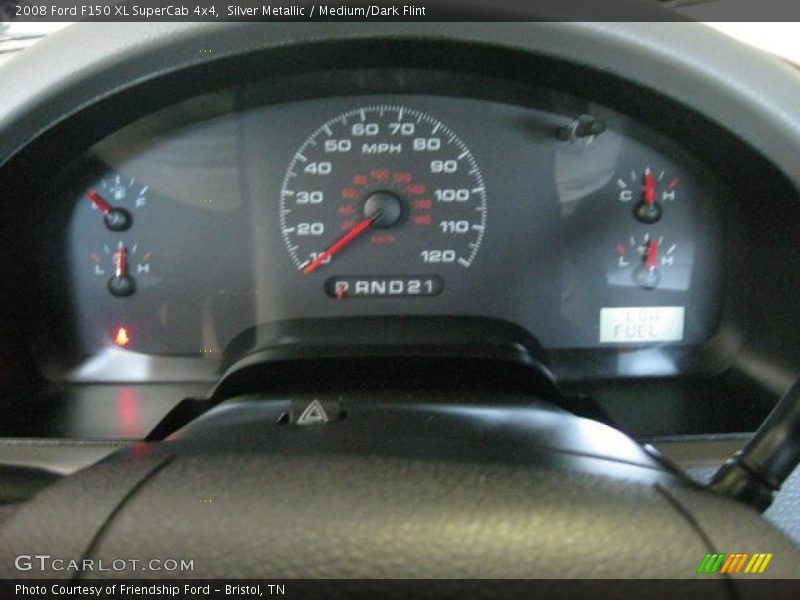 Silver Metallic / Medium/Dark Flint 2008 Ford F150 XL SuperCab 4x4