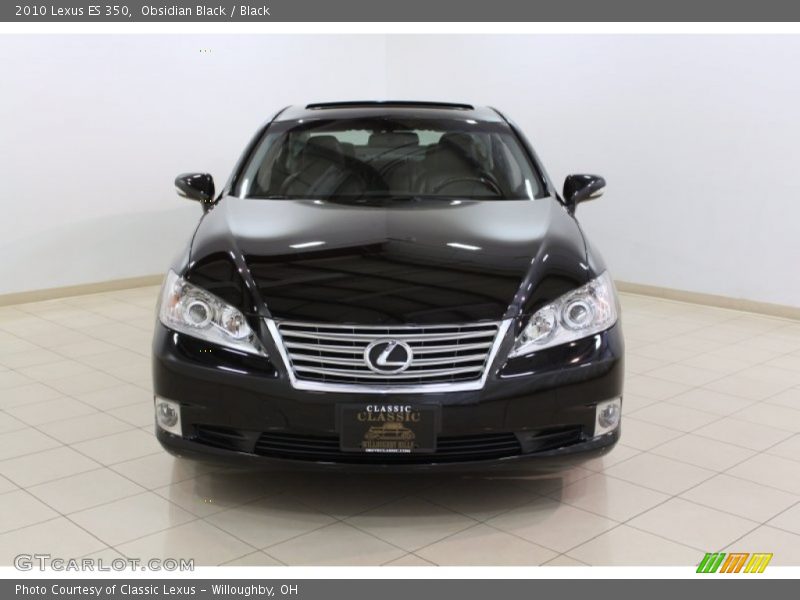 Obsidian Black / Black 2010 Lexus ES 350