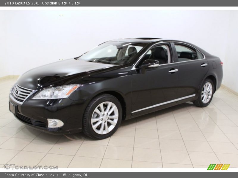 Obsidian Black / Black 2010 Lexus ES 350