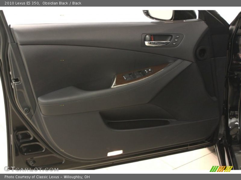 Obsidian Black / Black 2010 Lexus ES 350