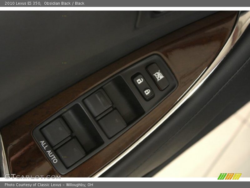 Obsidian Black / Black 2010 Lexus ES 350