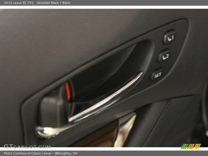 Obsidian Black / Black 2010 Lexus ES 350