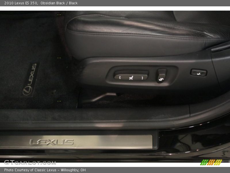 Obsidian Black / Black 2010 Lexus ES 350