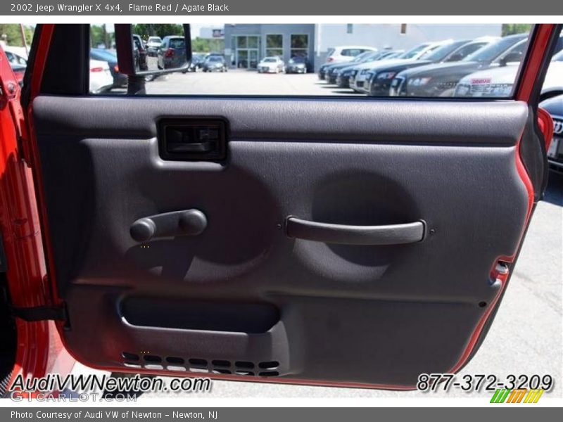 Flame Red / Agate Black 2002 Jeep Wrangler X 4x4