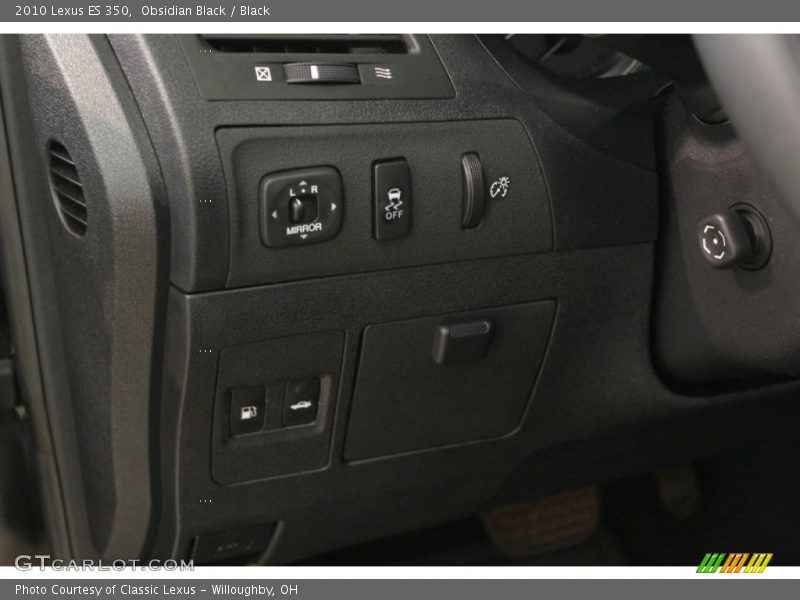 Obsidian Black / Black 2010 Lexus ES 350