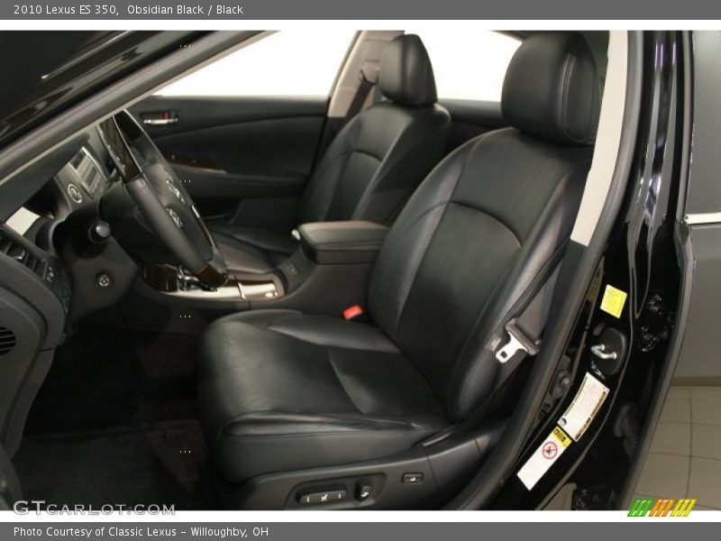Obsidian Black / Black 2010 Lexus ES 350