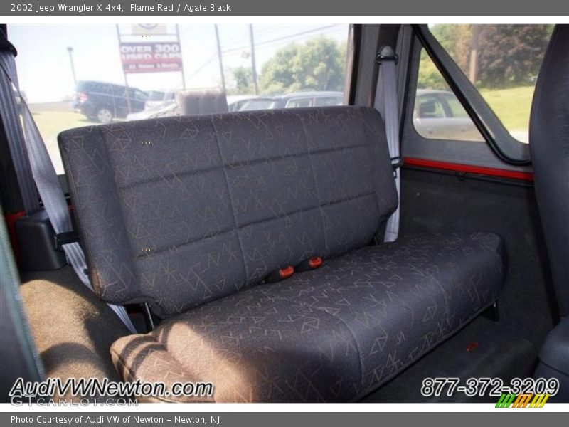 Flame Red / Agate Black 2002 Jeep Wrangler X 4x4