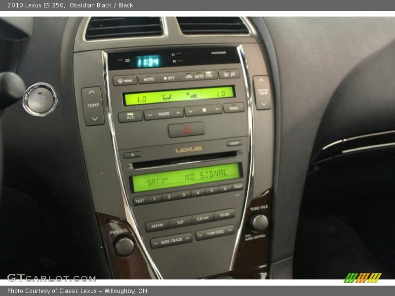 Obsidian Black / Black 2010 Lexus ES 350