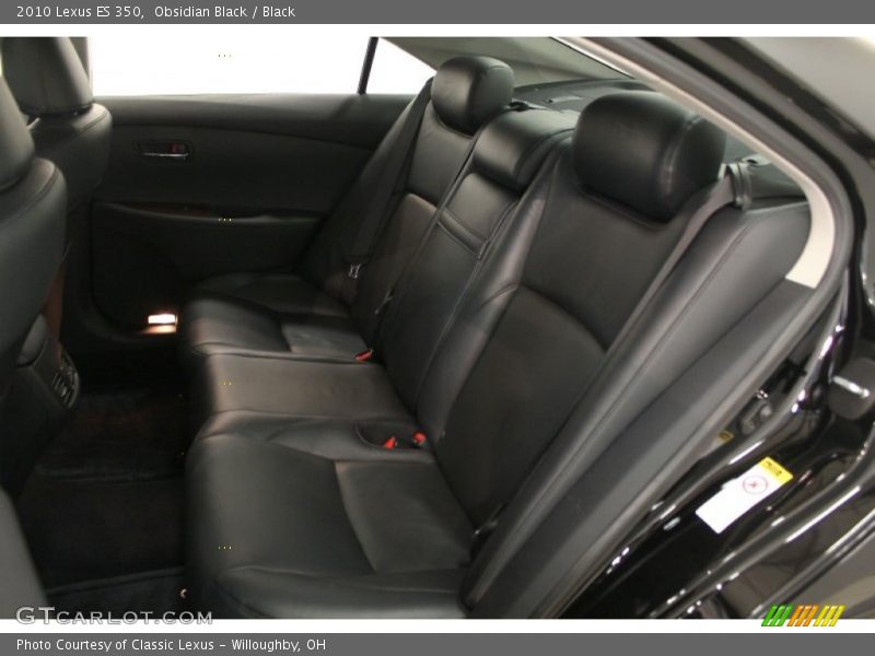Obsidian Black / Black 2010 Lexus ES 350