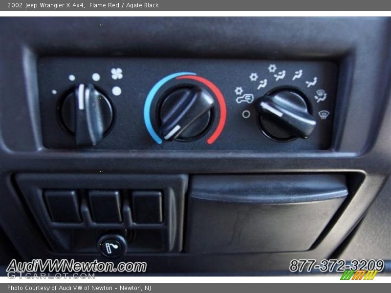 Flame Red / Agate Black 2002 Jeep Wrangler X 4x4