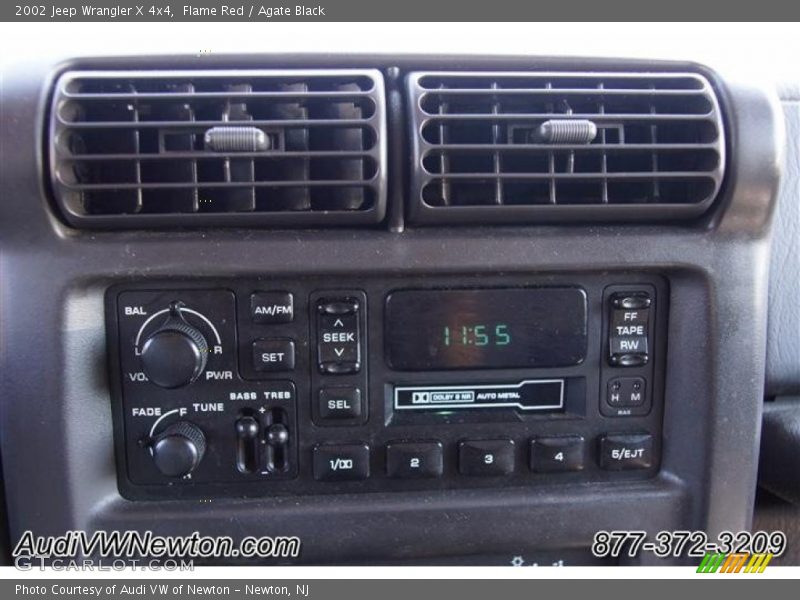 Flame Red / Agate Black 2002 Jeep Wrangler X 4x4