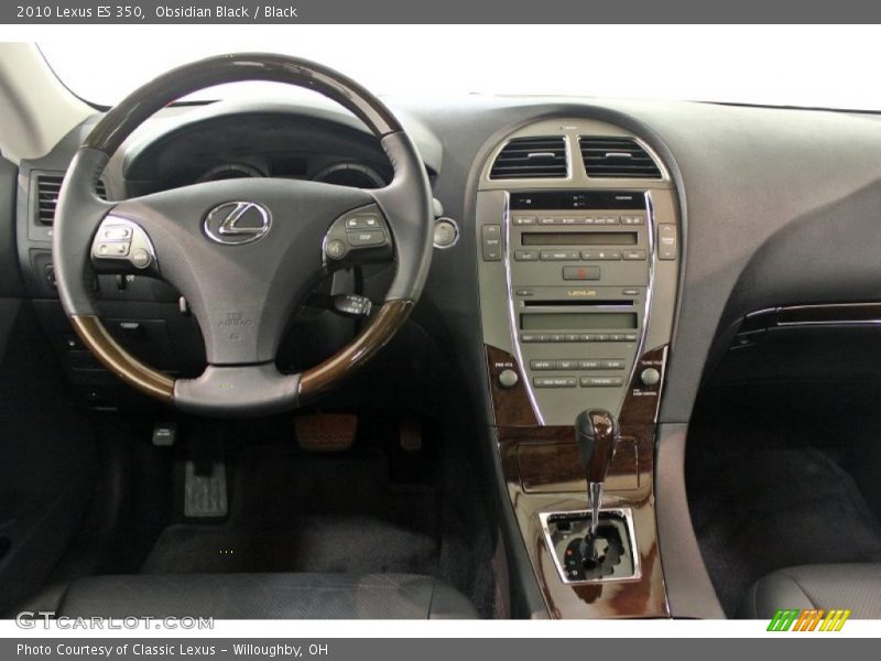 Obsidian Black / Black 2010 Lexus ES 350