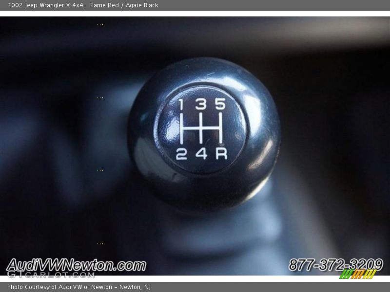 Flame Red / Agate Black 2002 Jeep Wrangler X 4x4