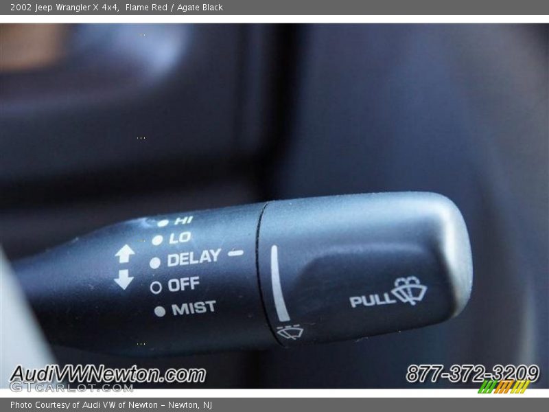 Flame Red / Agate Black 2002 Jeep Wrangler X 4x4