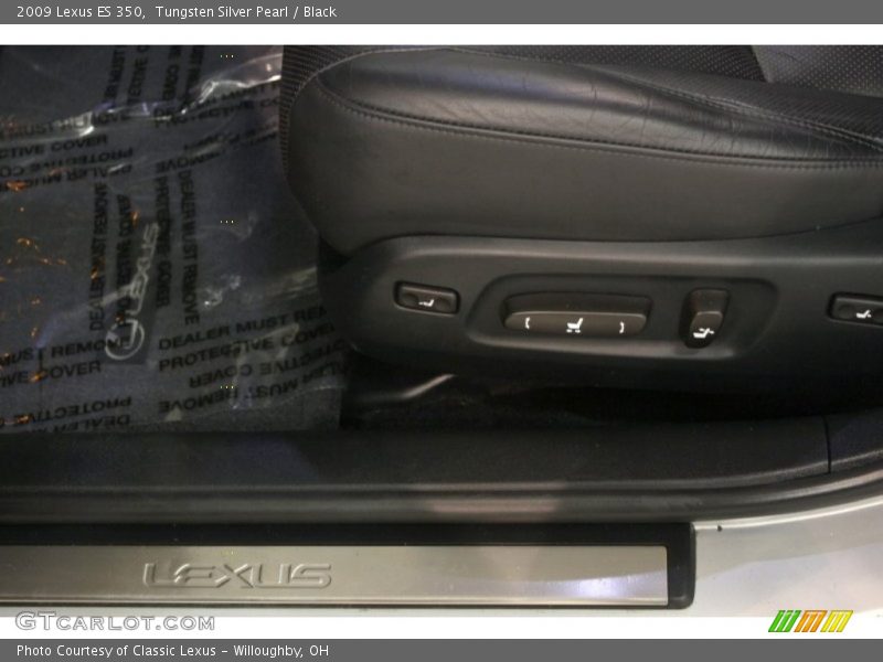 Tungsten Silver Pearl / Black 2009 Lexus ES 350