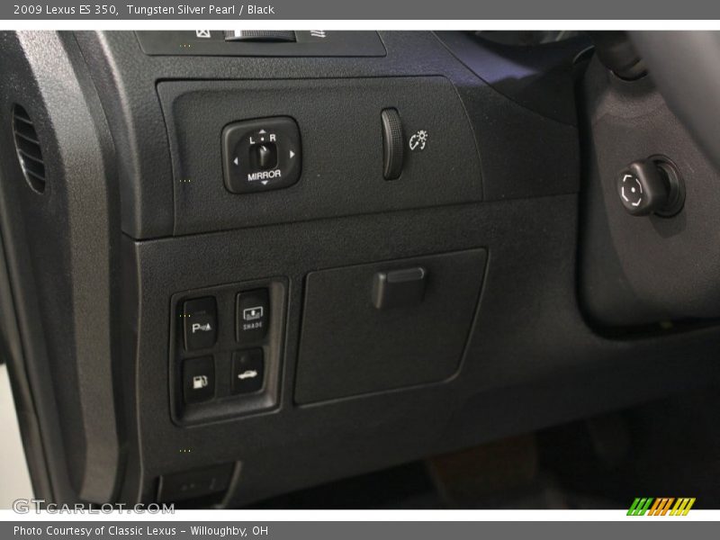 Tungsten Silver Pearl / Black 2009 Lexus ES 350